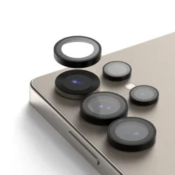 Camera Lens Protector Samsung S25 Ultra With Metal Ring Araree - Clear